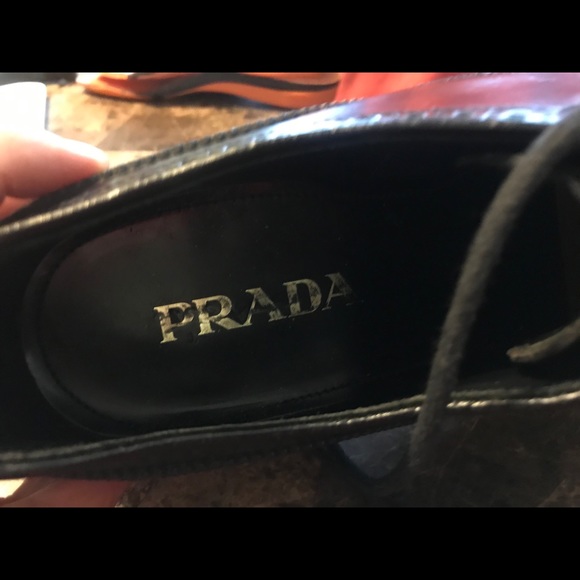 PRADA DERBY LACE UP SHOES - Picture 6 of 6